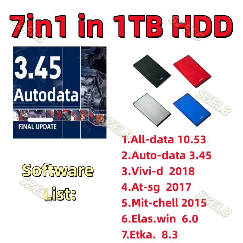 Auto Repair Shop Software - Новейшее программное обеспечение Alldata 7in1 с