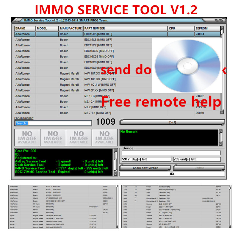 Auto Repair Shop Software - Инструмент для работы с иммобилайзерами V1.2: