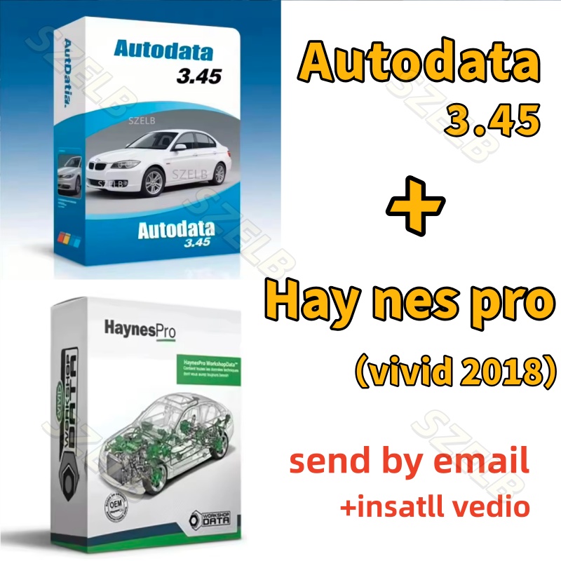 Auto Repair Shop Software - Новейшая версия Autodata 3.45+ Haynes Pro