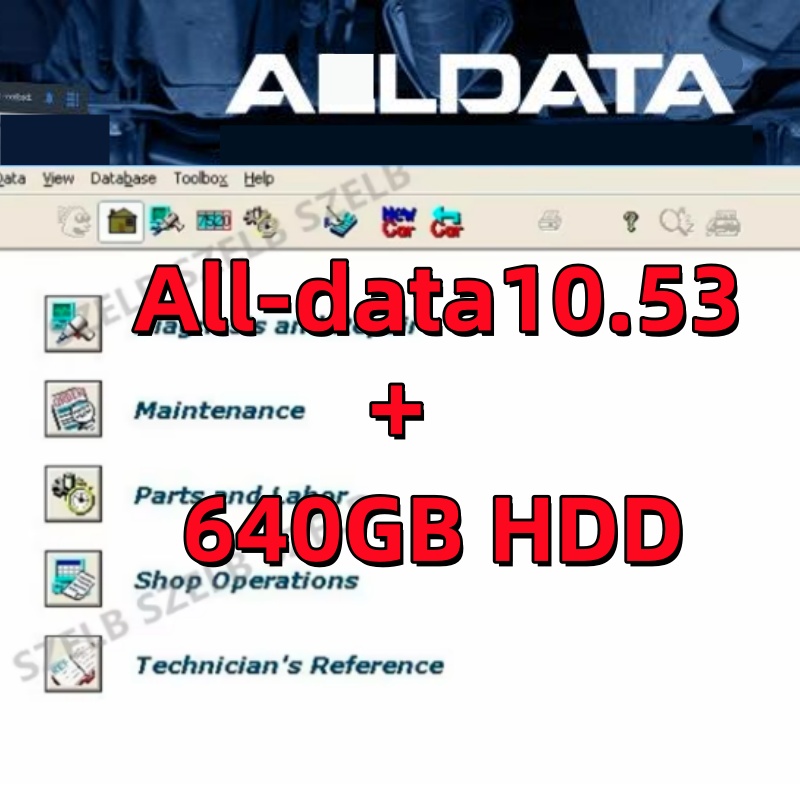 Auto Repair Shop Software - Новейшая версия Alldata 10.53, обновленная до