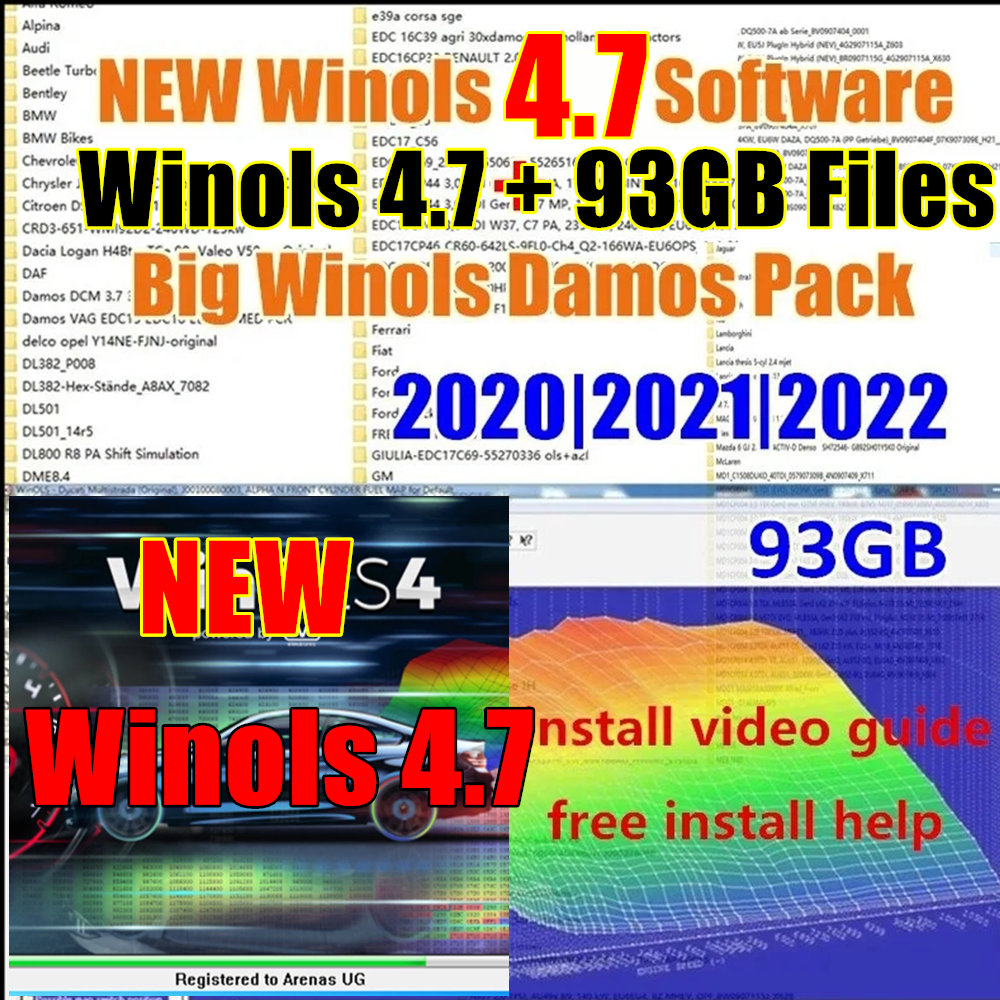 Auto Repair Shop Software - Новейшее программное обеспечение Winols 4.7 (2026)