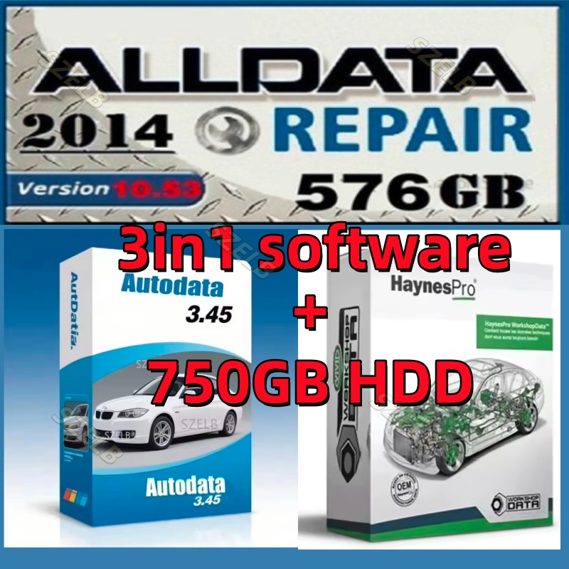 Auto Repair Shop Software - Новейшая версия программы для авторемонта Alldata10.53+Autodata