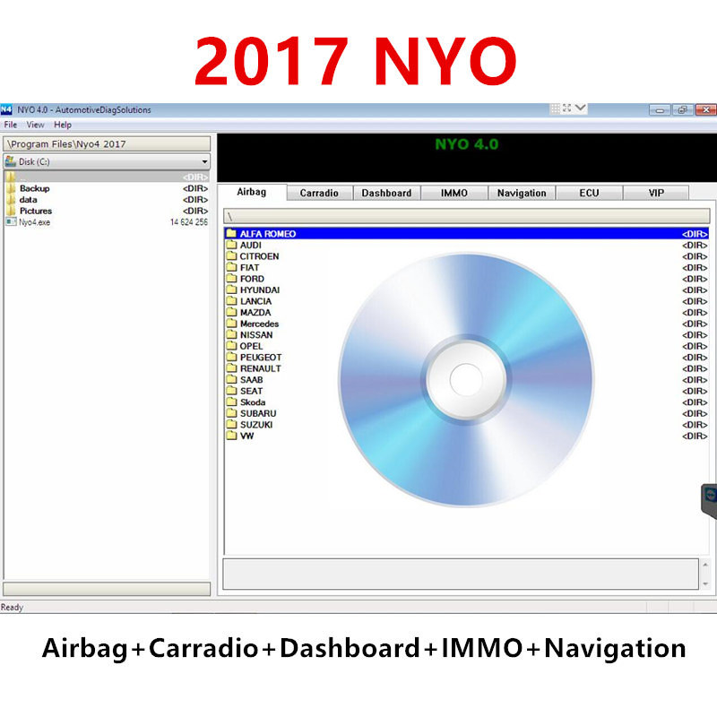 2017 NYO 4 Полная база данных  – обзор и цена Auto Repair Shop Software
