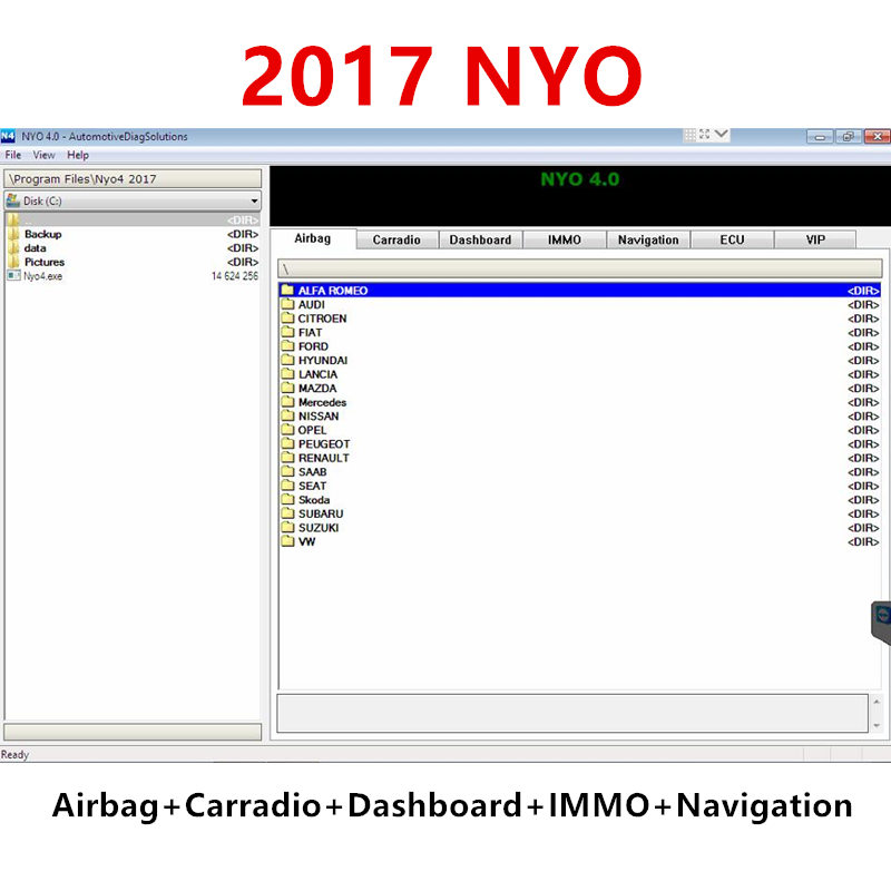 2017 NYO 4 Полная база данных  – обзор и цена Auto Repair Shop Software
